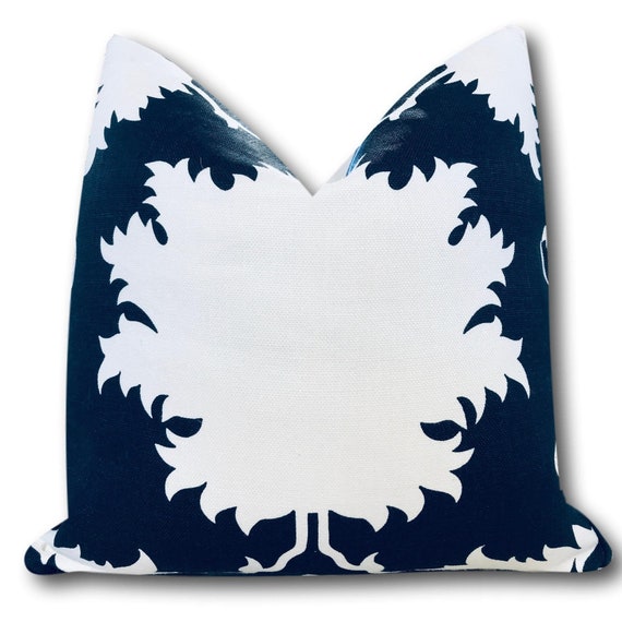 Garden of Persia  Pillow Cover - Bleu Marine - Blue Pillow Cover - Schumacher Pillow - Mary McDonald - COVER ONLY