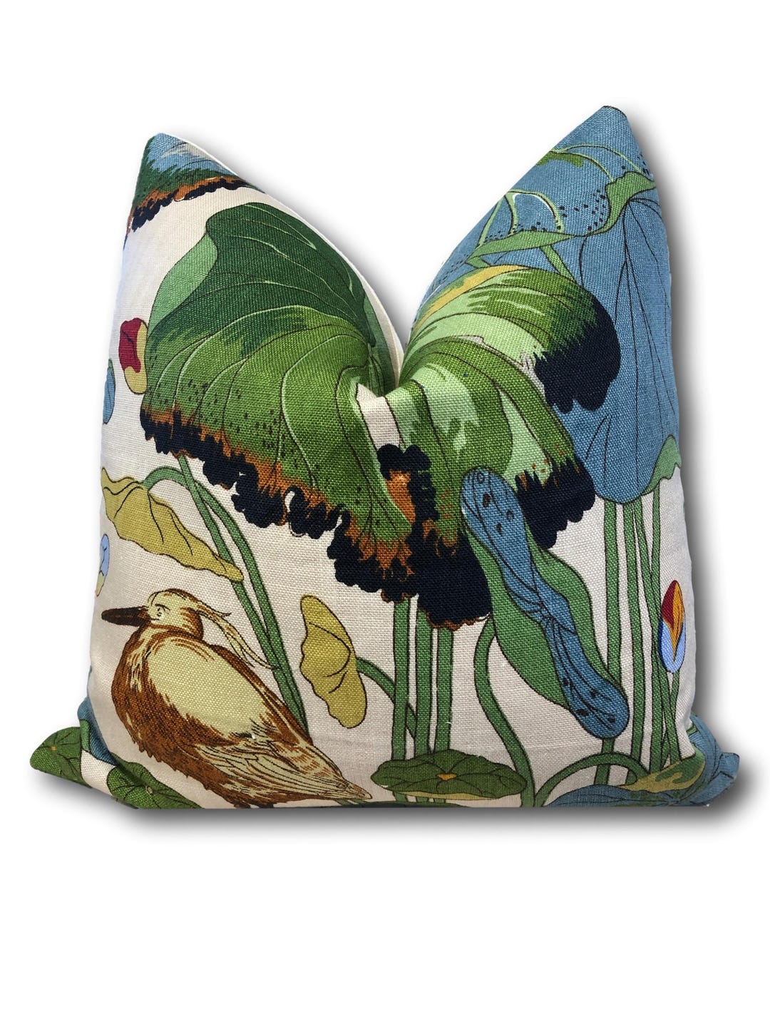 Nympheus Lily Pad Pistachio Pillow Cover Lee Jofa JP & G Baker, Square ...