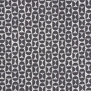 Schumacher Mezza Luna Black Pillow Cover - Schumacher Geometric Pillow Cover - Black Pillow Cover -  Decorative Pillow Cover - COVER ONLY