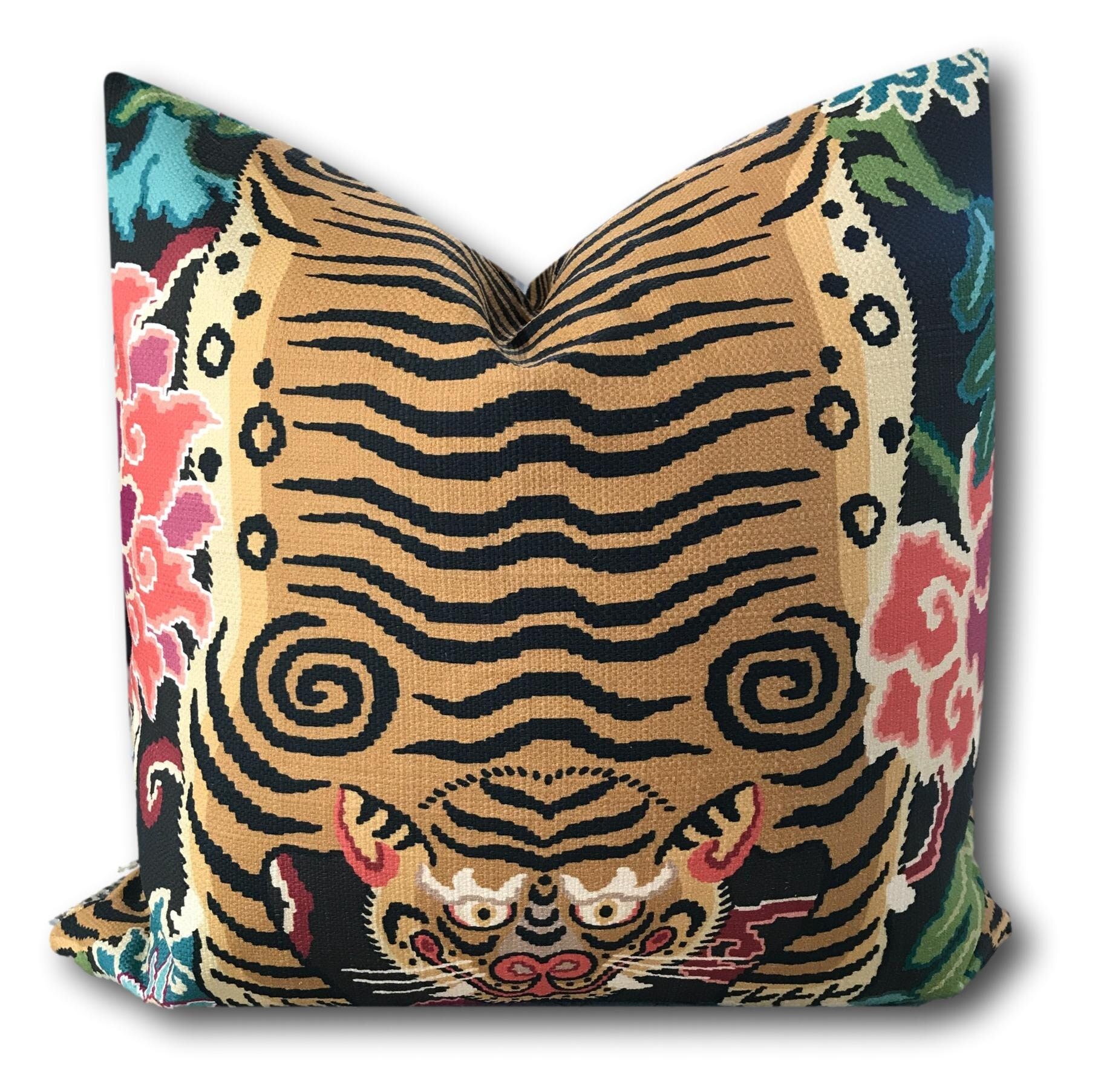 韓国[babylclub] leopard cushion Tibet Tiger Eye Slate Pillow Cover 18x18, 20x20, 22x22