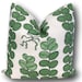 Nympheus Lily Pad Pistachio Pillow Cover Lee Jofa JP & G Baker, Square ...
