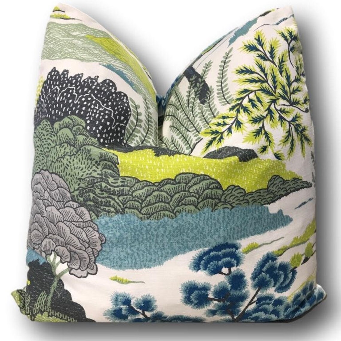 Thibaut Daintree Bluemoon Pillow Cover Nanjing Pillow Etsy
