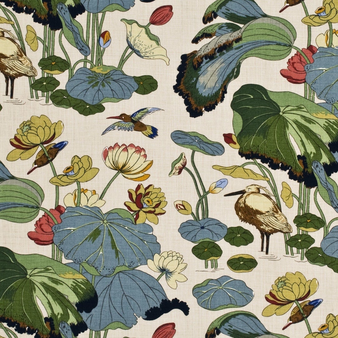 Nympheus Lily Pad Pistachio Pillow Cover Lee Jofa JP & G Baker, Square ...