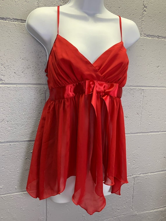 red sheer babydoll dress Loop Mesh Semi Sheer Printed Babydoll Dress in Brown & Pink Strawberry Blossom