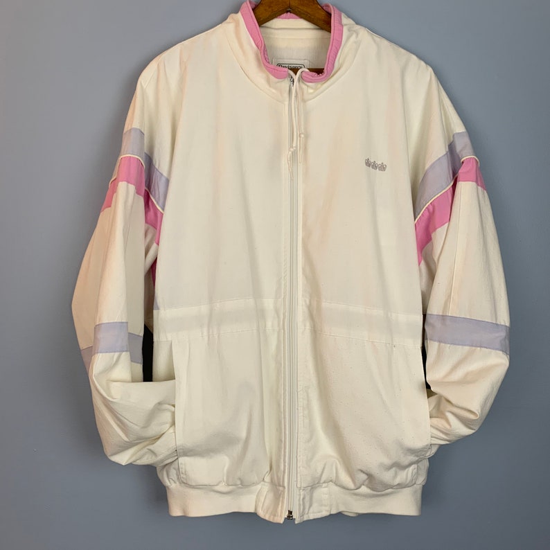 Vintage Pastel Colorblock Windbreaker Jacket Davisons of Etsy