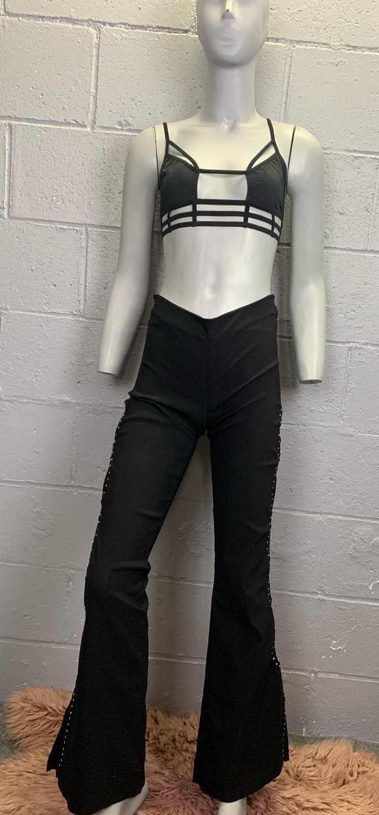 00s gimmick stripe flared pants Y2K 立体裁断 file_aej8x5.jpg