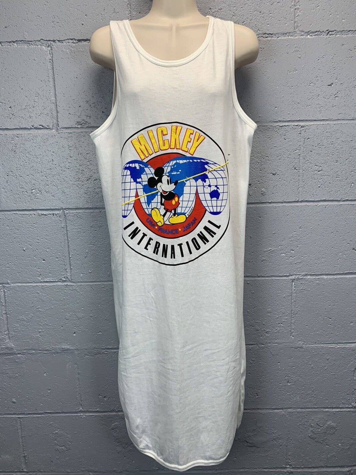 ヴィンテージ 80年代 ミッキーマウス インターナショナル タンクトップ