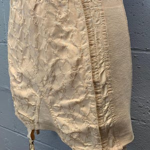 Vintage 1950s Boned Embroidered Girdle Skirt by Smart Fit Size 27 Foral Vintage Shapewear Vintage Lingerie Pin Up Garter B5