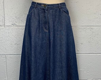 circle skirt denim jacket