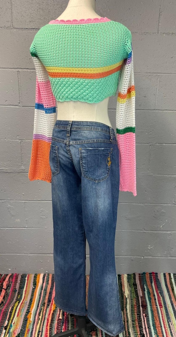 Vintage Y2K Low Rise Phat Fashions Baby Phat Jeans SZ 11