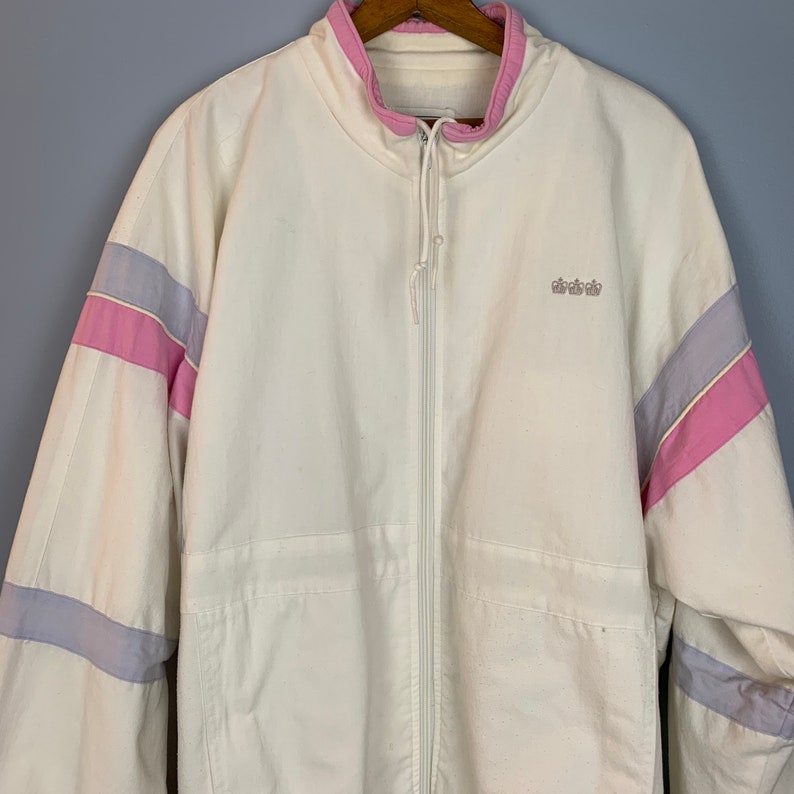 Vintage Pastel Colorblock Windbreaker Jacket Davisons of Etsy