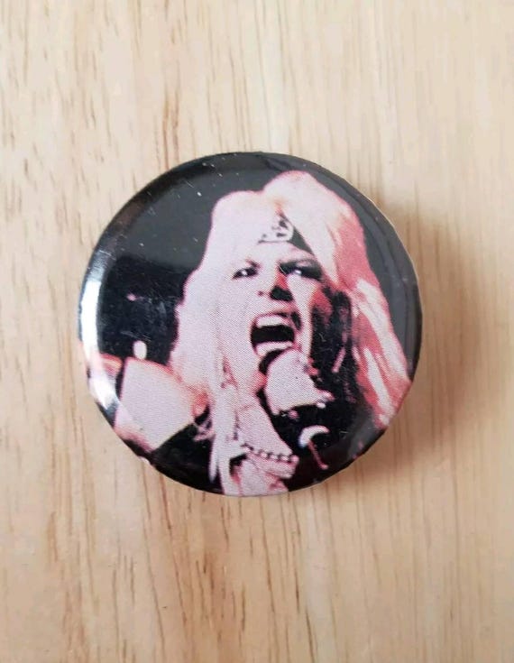 Vince Neil lapel jacket pin pre-owned Motley Crue Vince Neil lapel jacket pin pre-owned Motley Crue
