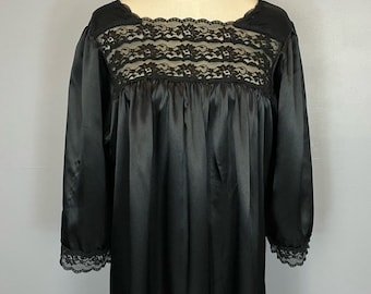 クリスチャン ディオール　ビンテージ　ネグリジェ　ナイトウエア Vintage Christian Dior 100% Cotton White Lace Nightgown Size