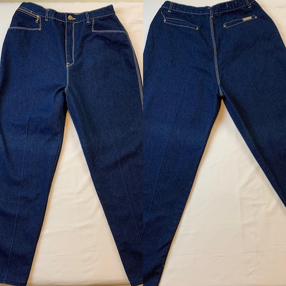 Vintage 80s Gitano denim dark wash jeans