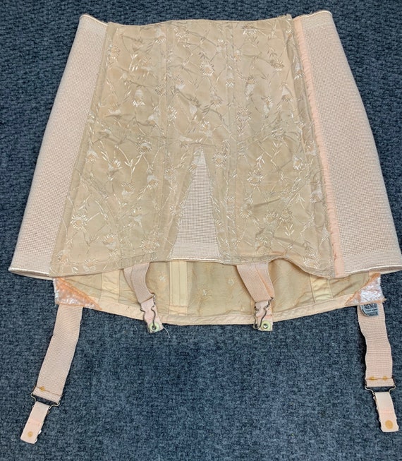 Vintage 1930s Rengo Foundations Boned Girdle Skirt Corset Vintage