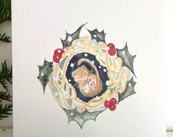 God rest ye merry - Pack of 5 Christmas Cards- same design- From the original illustrations in the 'Christmas Carol Series'