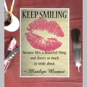 Marilyn Monroe - Marilyn Monroe Quote, Monroe Pop Art, Marilyn Monroe Blow Kiss, Marilyn Monroe Wall