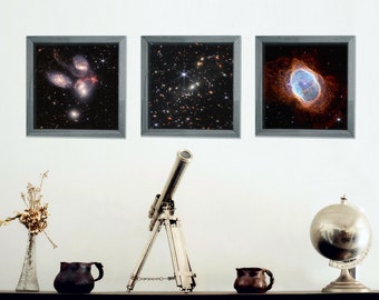 James Webb Telescope, Southern Ring Nebula, James Webb Space, Nasa Poster, NASA Space Prints, Eclectic, Deep Field, Stephans Quintet