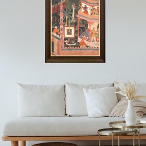 Archer Princess, Mughal Art, Fine Art Print, Eclectic Wall Art