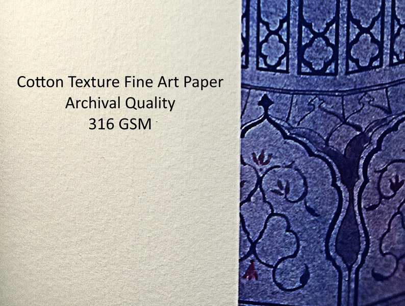 Fine Art Paper - Cotton Texture, Archival Quality, 316 GSM