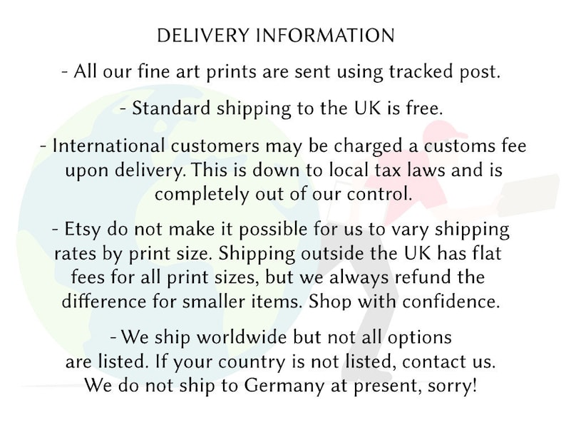 Delivery information