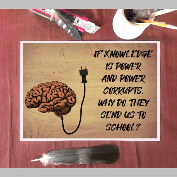 Human Brain Funny Quotes Wall Art Eclectic Quirky Cute - Etsy Israel Human Brain Funny Quotes Wall Art Eclectic Quirky Cute - Etsy Israel