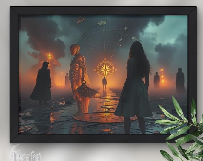 The Lost Compass Animation - Gothic Dreamscape MP4 Loop Video