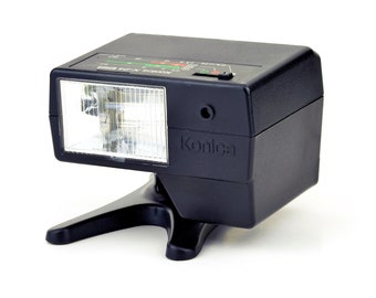 Konica X-24 Auto Flash Speedlite 4 Strobe AR AutoReflex Works Well Collectible Condition NiCE!