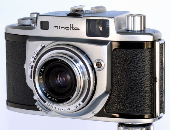 minoltaカメラ　アンティーク Minolta ミノルタ カメラ Minolta-35 model Ⅱ 昭和 レトロ