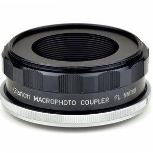 Canon MacroPhoto Coupler FL 58mm & 55mm Lens Lens Reverser with Helicoid LN MiNTY!