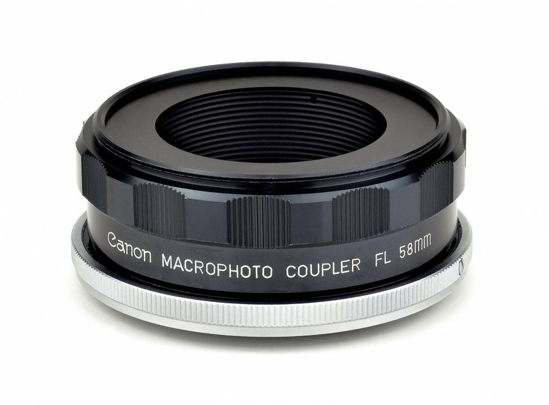 Canon MacroPhoto Coupler FL 58mm & 55mm Lens Lens Reverser with Helicoid LN MiNTY image 1