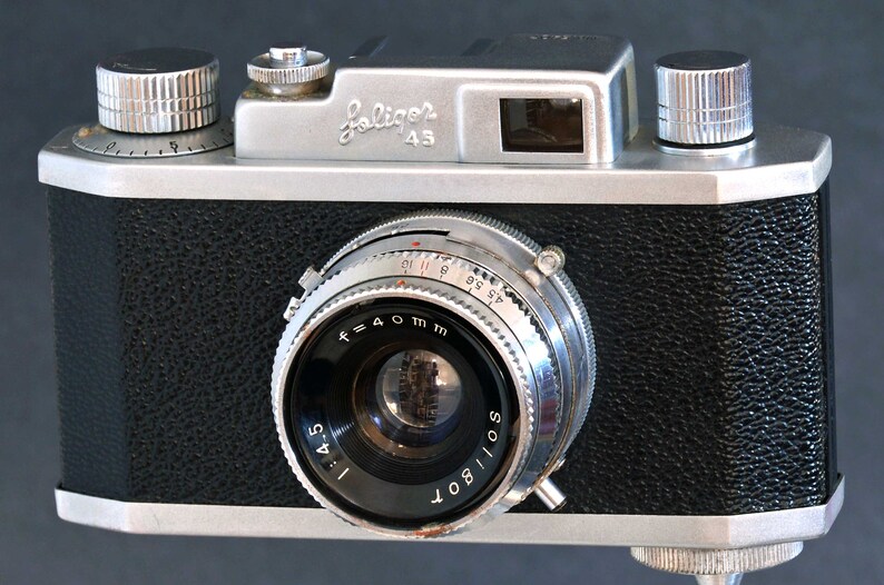 Soligor 45 RF Rangefinder 35mm Film Camera with its 40mm f4.5 Standard Prime Lens NiCE !