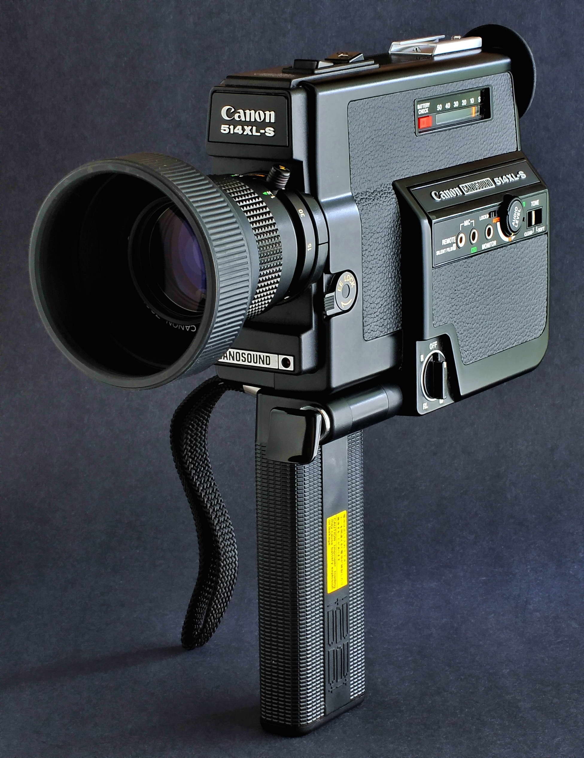 Caméra sonore film super 8 Canon Canosound 514 XL S