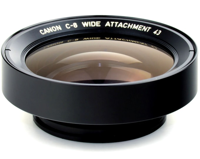 Canon Super 8 C-8 Wide Attachment Converter WA Wide-angle Lens Super 8 ...