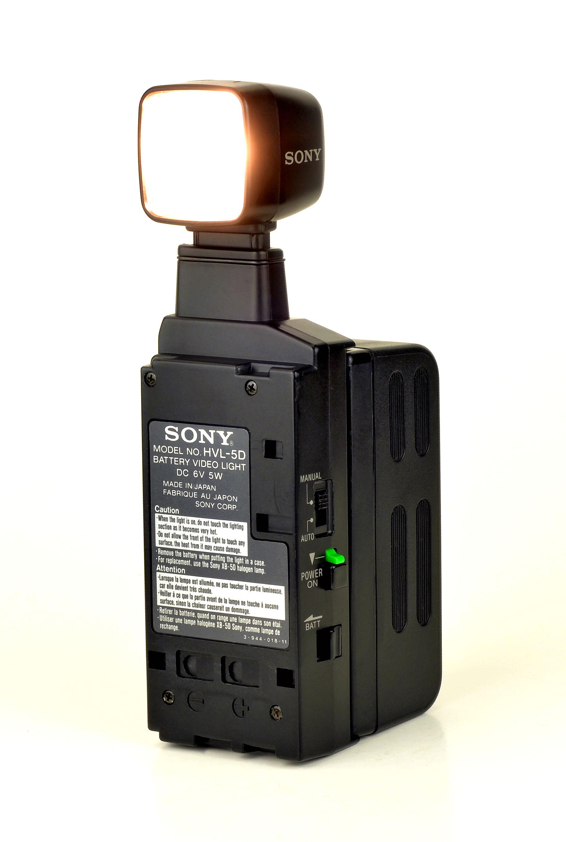Sony HVL-5D Battery Video Light W Battery Works Well Really Nice