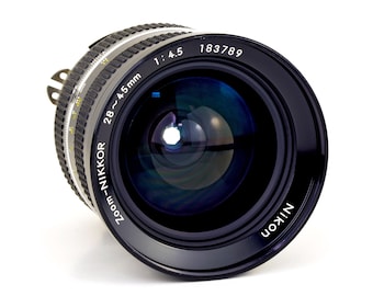Nikkor Ai 28-45mm f/4.5 Wide-angle Zoom Lens Collectible
