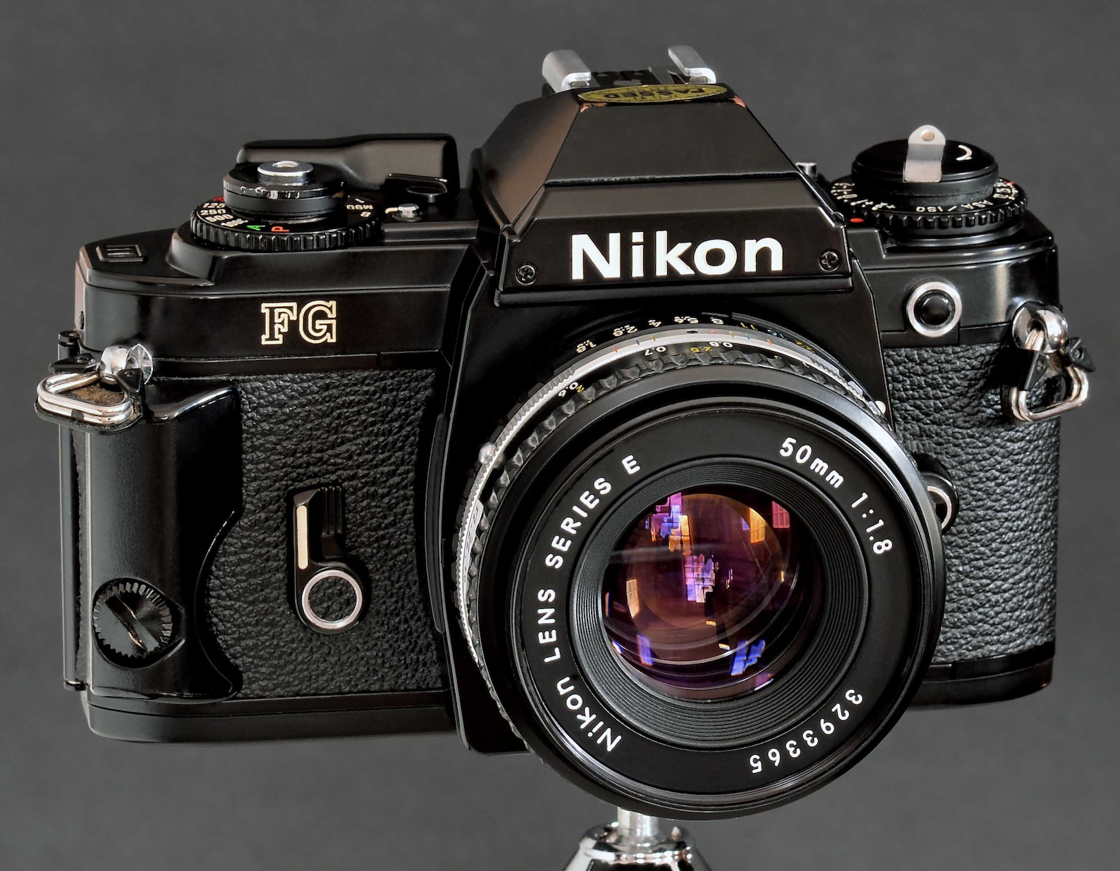 Nikon FG Black w Nikon AiS 50 f/1.8 Lens 35mm SLR Camera w AIS | Etsy