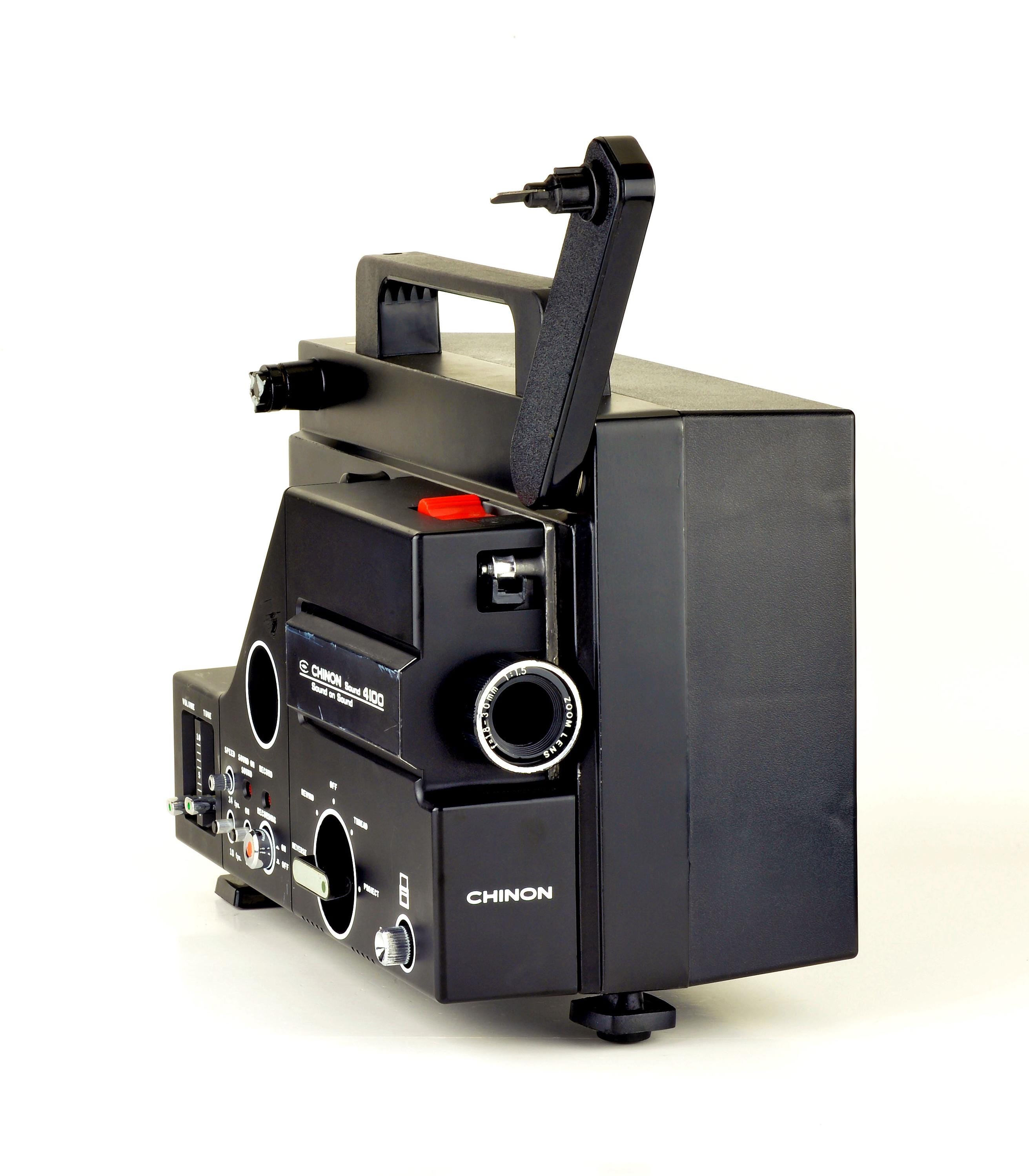 Chinon Sound 4100 Sound on Sound Super-8 Movie Projector W 18-30mm