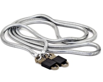 Serpentine Metal Camera Strap 36.5" Vintage Snake Strap for Rangefinder Cameras and Others