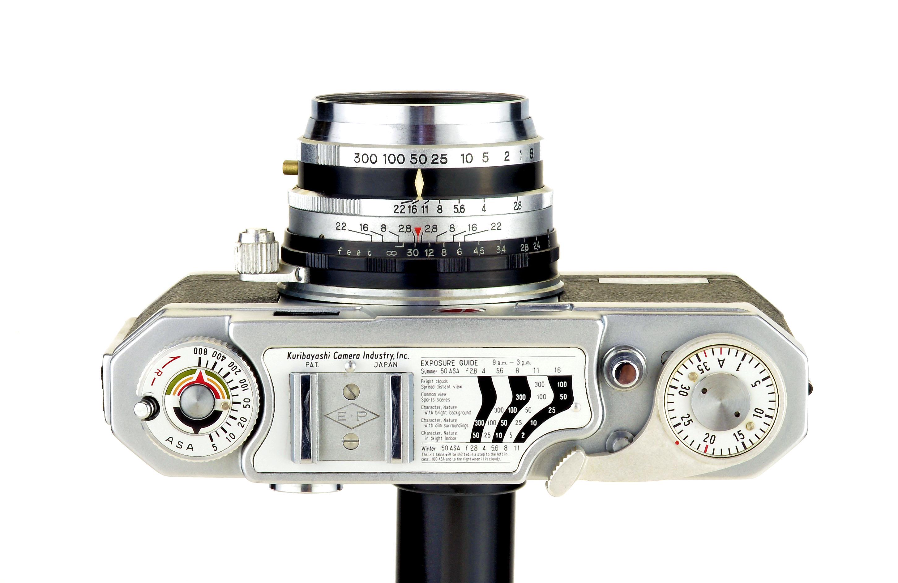 Petri 2.8 Color Corrected Super 35mm Rangefinder Camera W/ 4.5cm F