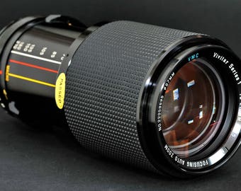 Nikon Ai Mount 70-210mm f/3.5 VMC Series 1 Fast Macro Telephoto Zoom Lens by Vivitar S1 4 Students SLR DSLR NiCE!