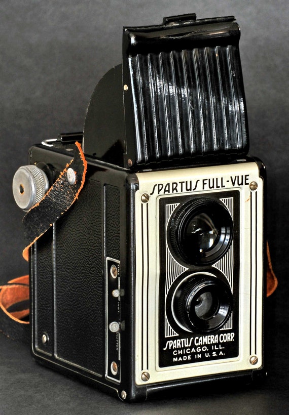 Spartus Full View Tlr Camera W 75mm Coated Prime Lens Twin Etsy