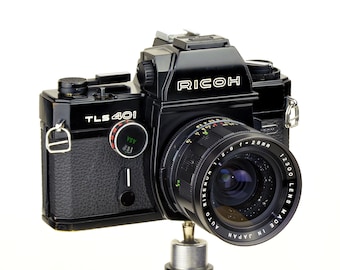 Ricoh TLS 401 SLR Camera: 28mm f/2.8 Rikenon Lens