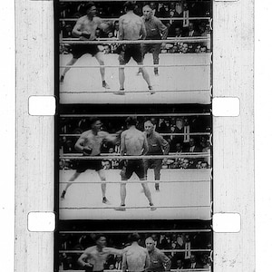 Castle Films 16mm B&W Boxing Film 300 Feet in Steel Can SEeMS NiCE!