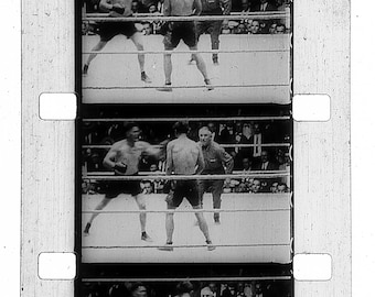 Castle Films 16mm B&W Boxing Film 300 Feet in Steel Can SEeMS NiCE!