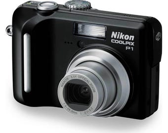 Nikon Coolpix P1: 8MP 3.5x Zoom w Wi-Fi Digital Camera