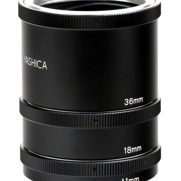 Yashica M42 Macro Extension Tube Set: 11, 18, 36mm, Pentax Thread Mount