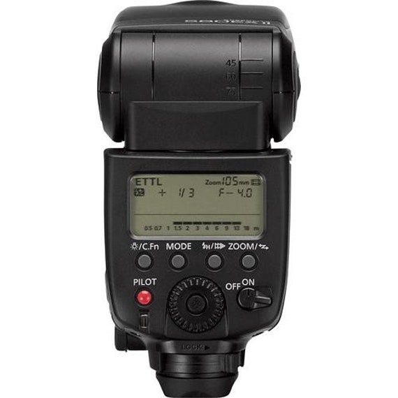 Canon 580EX II Speedlite Flash Digital Works Well W DSLR