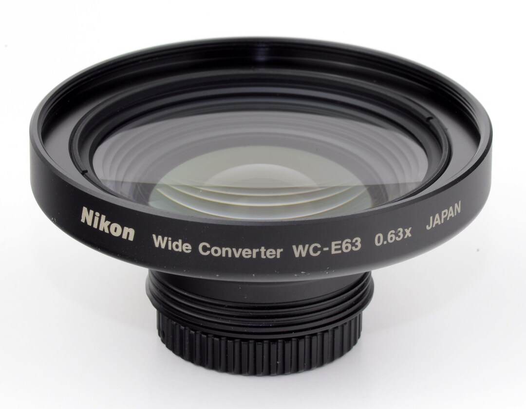 Nikon Coolpix Lens Wide Converter WCE63 0.63x Aux. Lenses 4 Coolpix