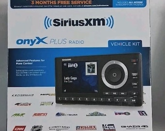 Vintage SiriusXM onyX PLUS Radio Vehicle Kit Complete Like New